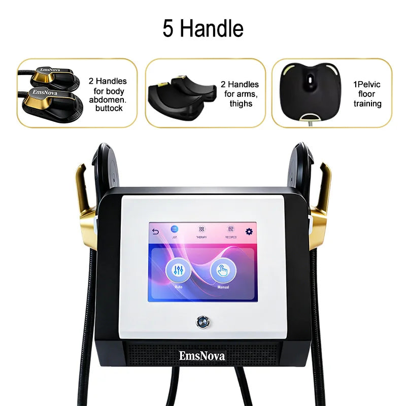 Portable 6500W EMS Muscle Stimulat 15T 200HZ High Frequency Muscle Stimulator Full Body Shaping Fat Burner Post-Workout Recovery