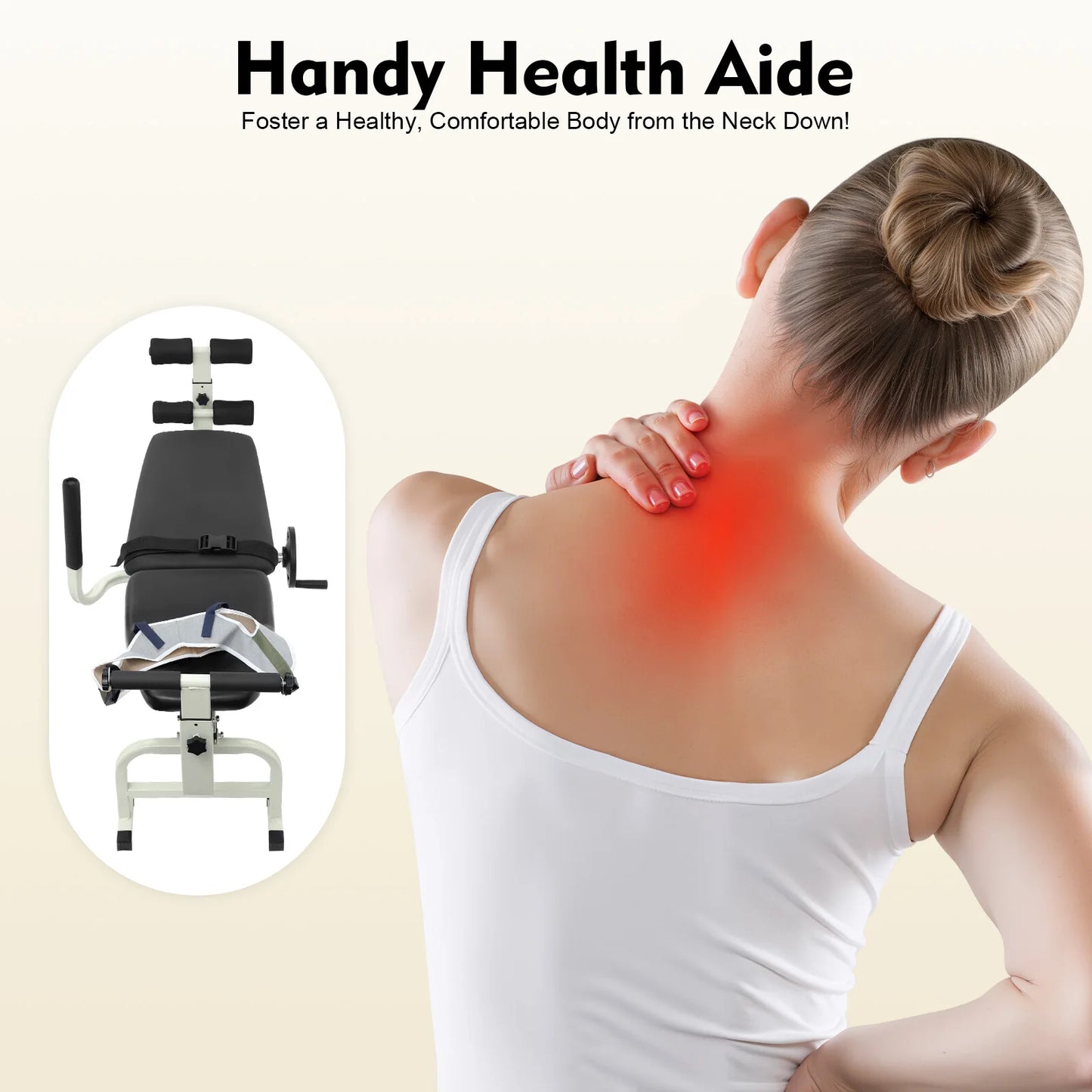Back Stretch Bench Multifunctional Cervical Traction Device