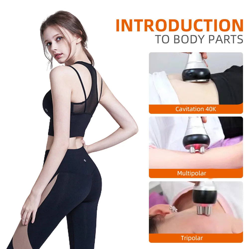 3 In 1 Beauty Body Slimming Massager Cavitation Machine