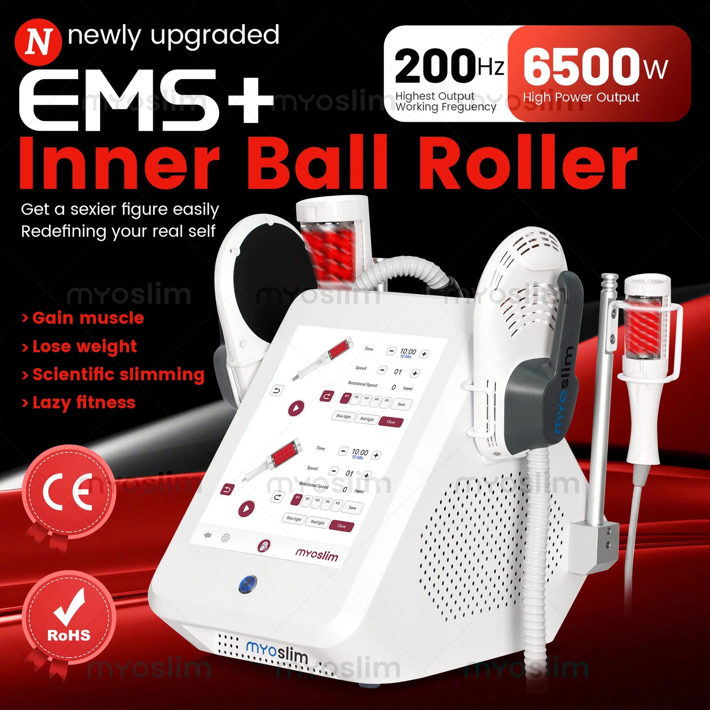 MYOSLIM 360 Degree Vacuum Massage Machine For Cellulite And Slimming