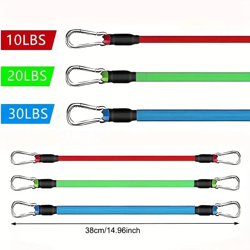 Home Gym Leg Hip Toning Resistance Band Exercise Set