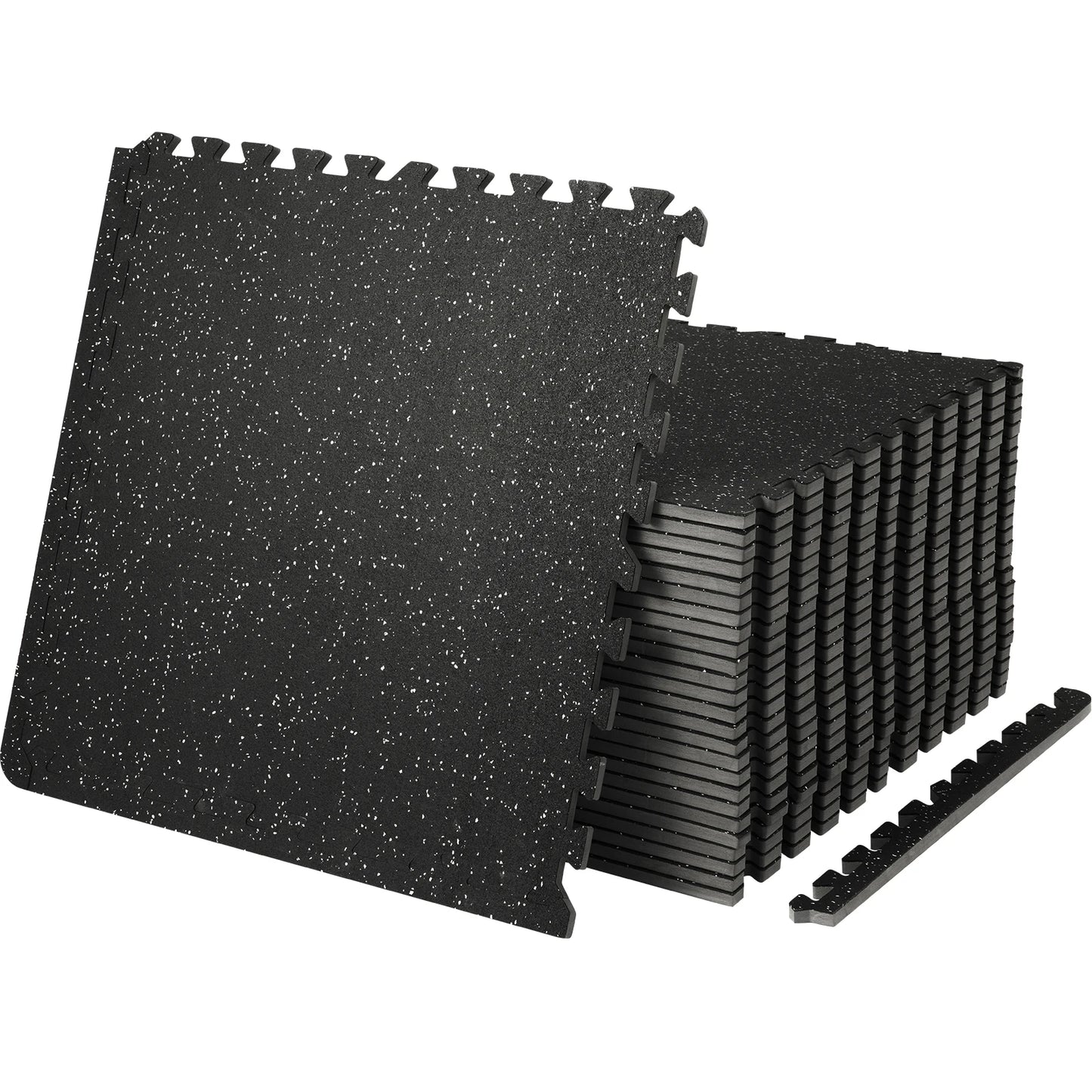 Interlocking Gym Floor Mats EVA Foam Rubber Top Waterproof