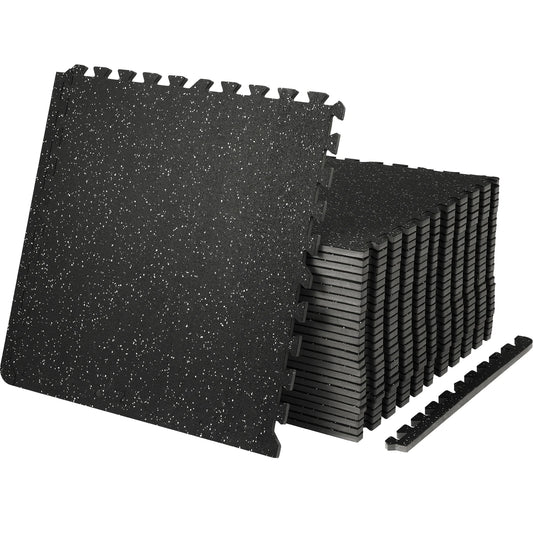 Interlocking Gym Floor Mats EVA Foam Rubber Top Waterproof