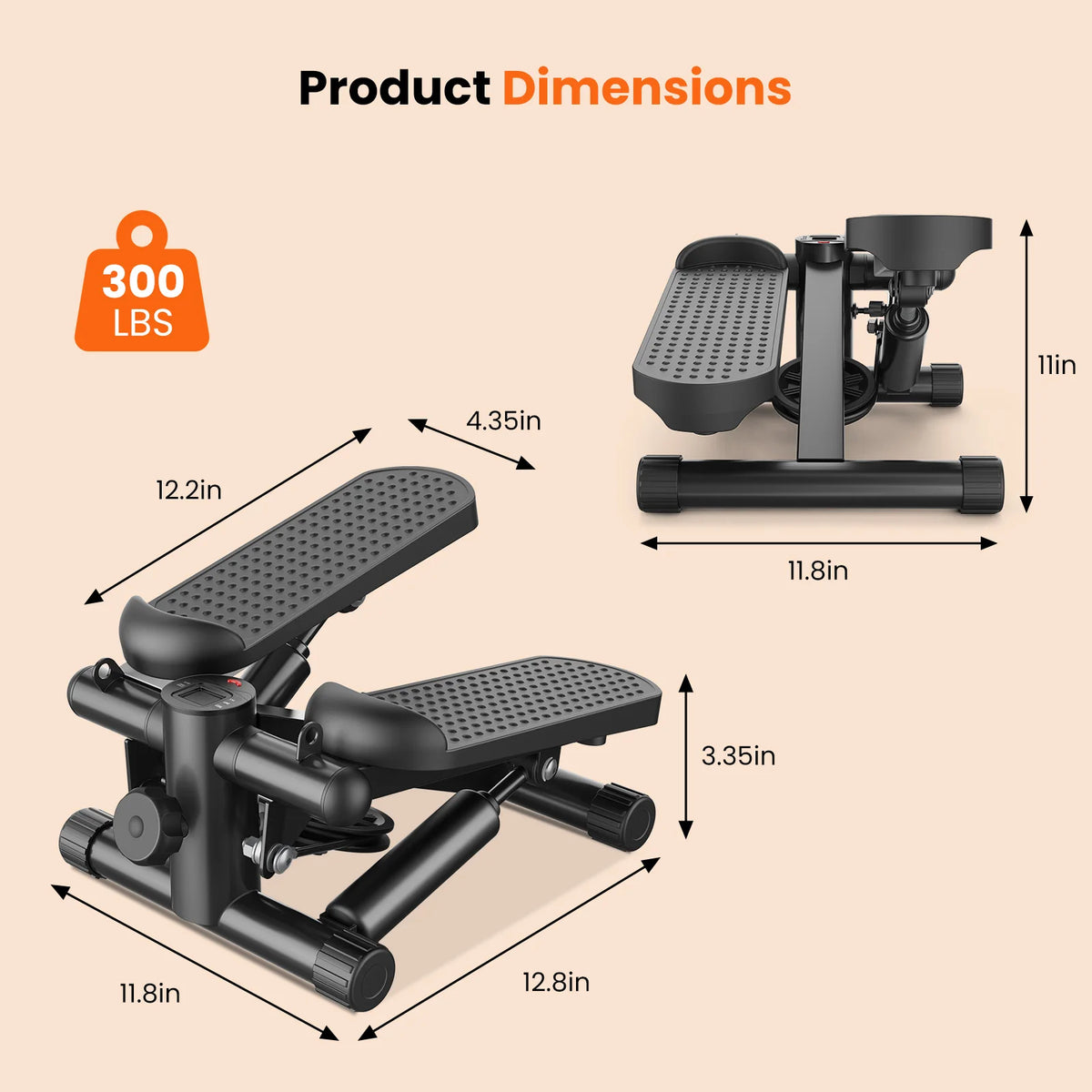 JHK Mini Home Stepper Machine