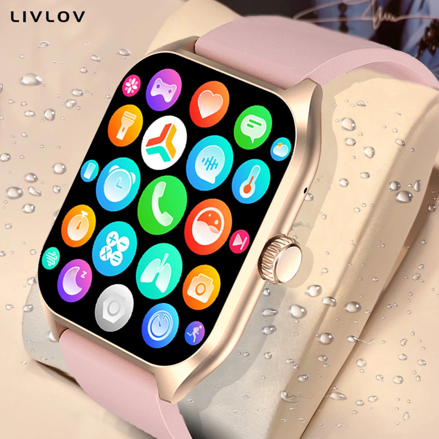 AI Voice Assistant Smartwatch With Heart Rate Monitor And Sleep Tracking