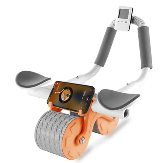 Ab Roller Wheel Exercise Set With Knee Mat And Timer