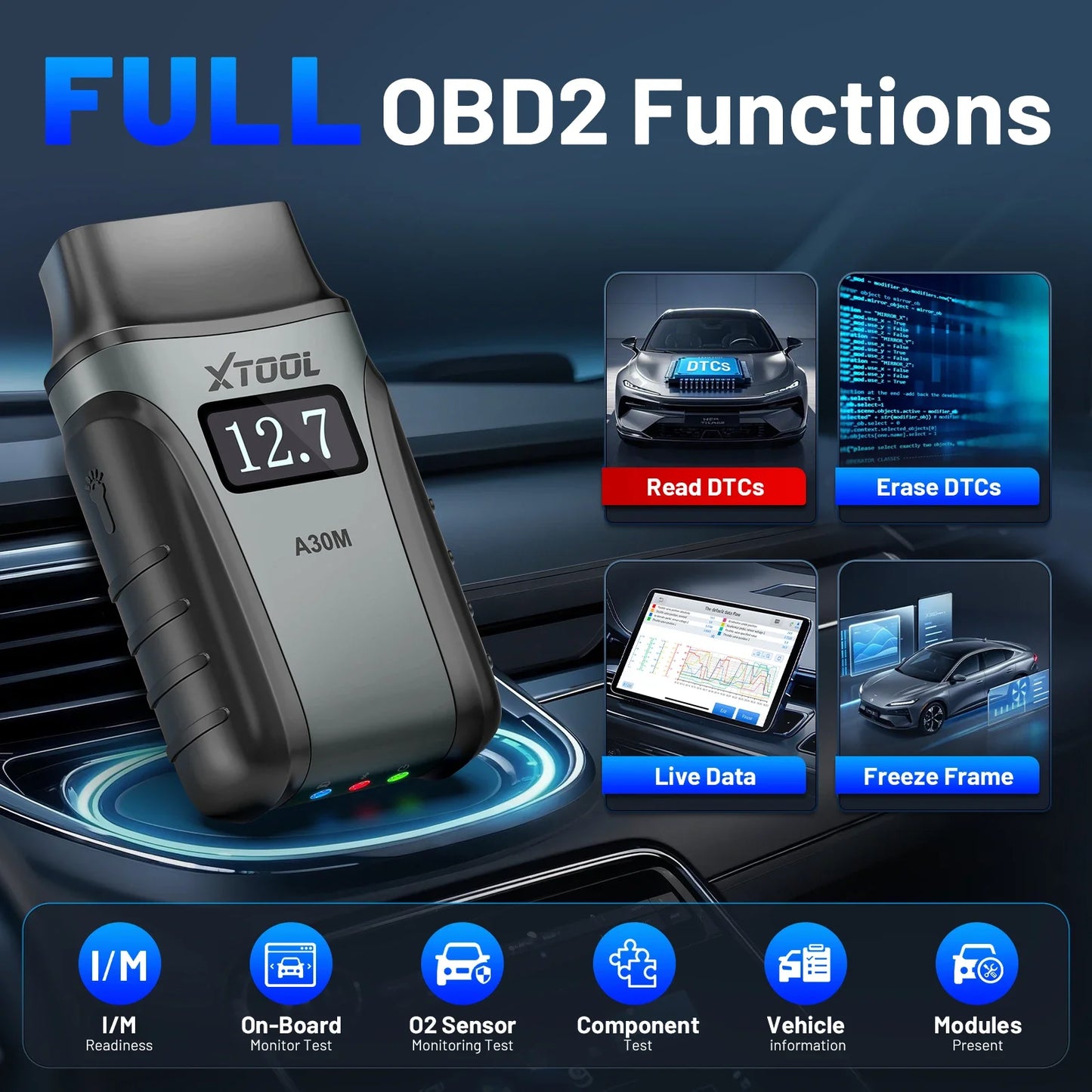 All System Car Diagnostic Tools Bluetooth