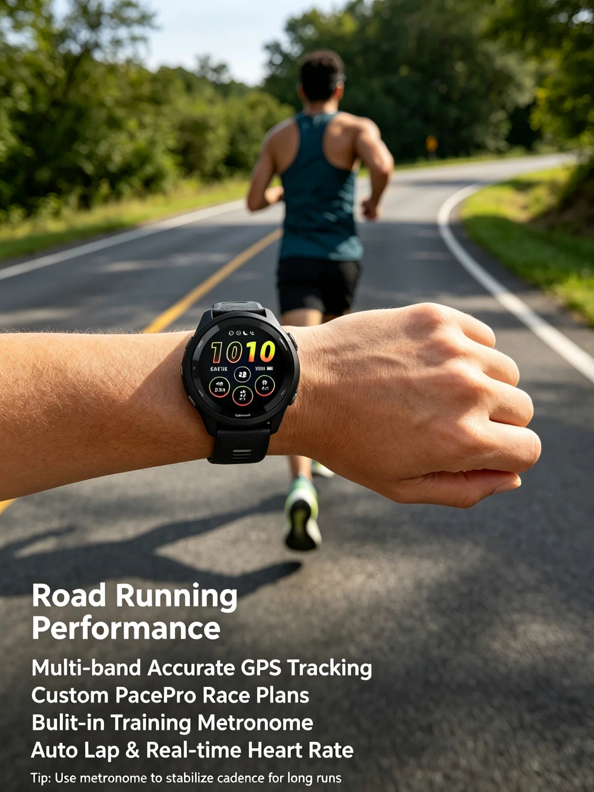 Garmin Forerunner 265 Outdoor GPS Smartwatch