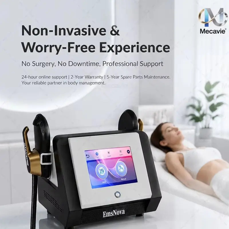 Portable 6500W EMS Muscle Stimulat 15T 200HZ High Frequency Muscle Stimulator Full Body Shaping Fat Burner Post-Workout Recovery