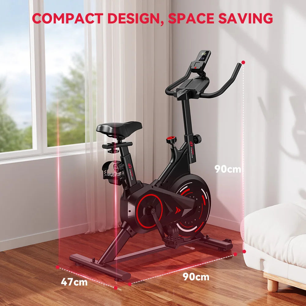 Botifly Foldable Indoor Exercise Bike With Resistance And LCD Monitor