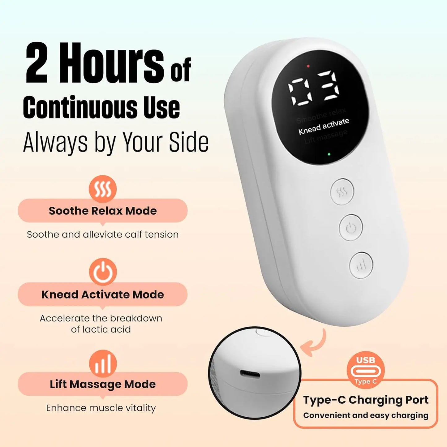 Leg Massager with Heat and Compression, Calf Massager for Circulation and Pain with 3 Intensities, 3 Modes Muscle Recovery