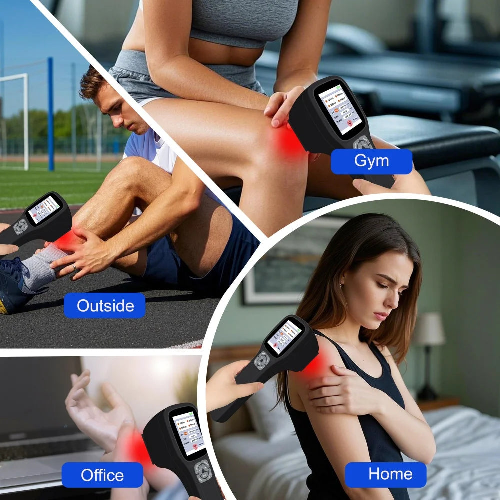 ZJZKTOP 3rd Gen 2500mW Athlete Grade Red Light Massager LLLT PBM Post-Workout Muscle Recovery Pre-Workout Warm Up Gym Use