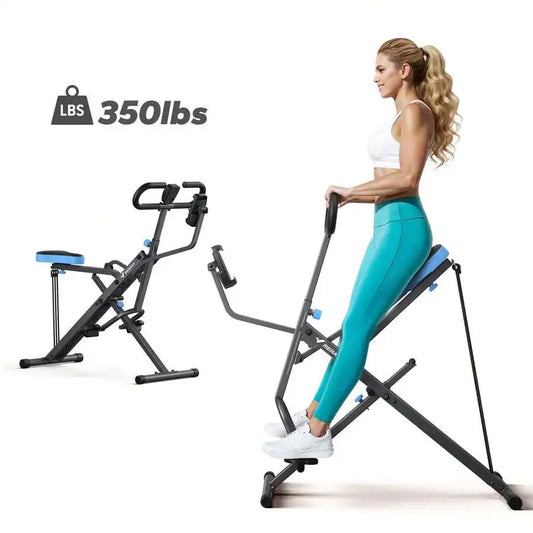 Upgraded Squat Row Trainer With Adjustable Resistance And Tablet Stand