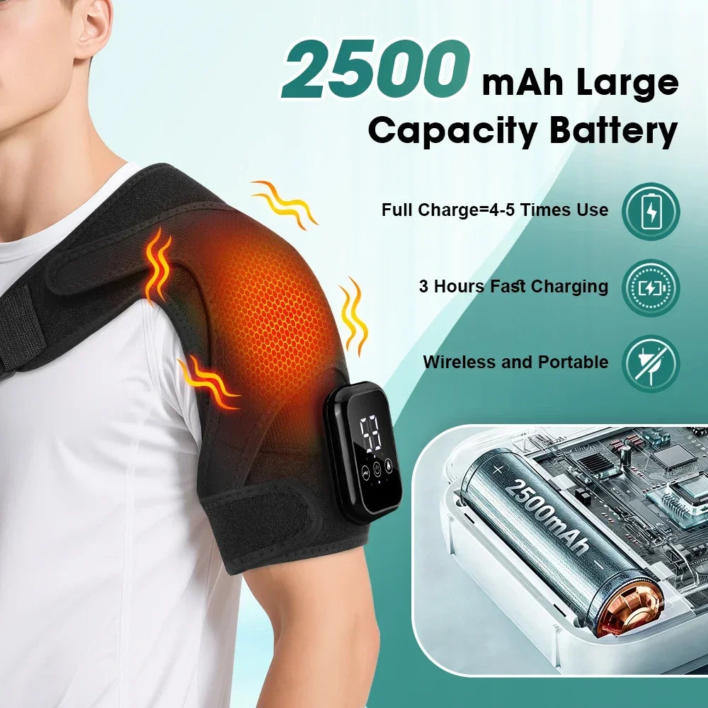 MsDear Electric Heating Massage Brace For Elbow Joint Pain Relief