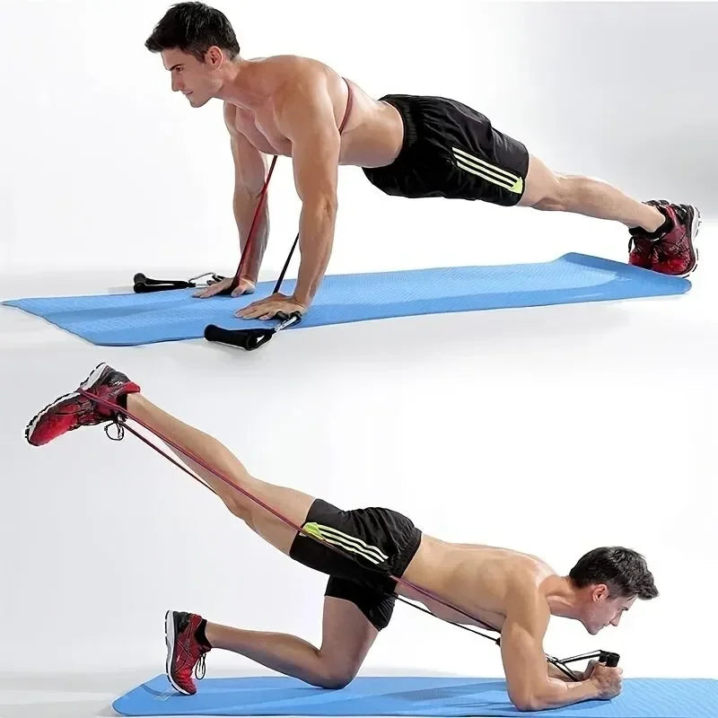 Multifunction Fitness Tension Rope Set for Stretching and Training