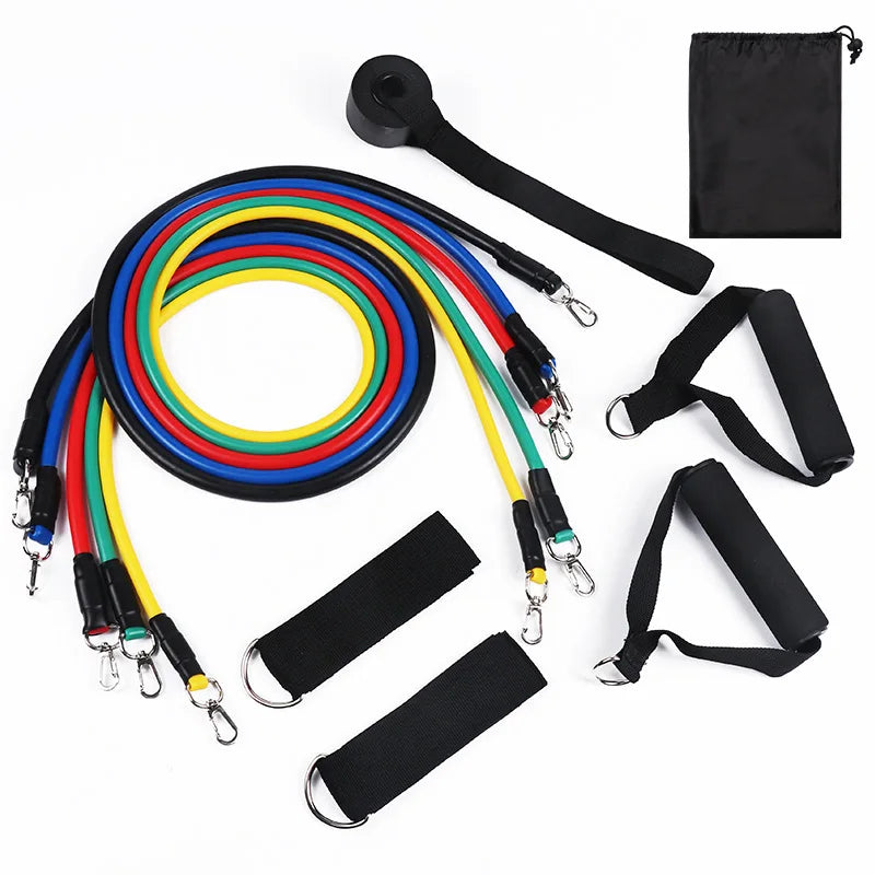 Multifunction Fitness Tension Rope Set for Stretching and Training