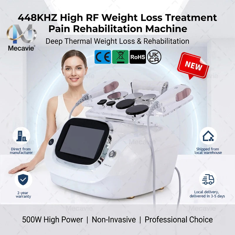 Body Sculpting Machine, High Power Deep Heat Therapy Non Invasive Fat Reduction Skin Tightening Pain Recovery