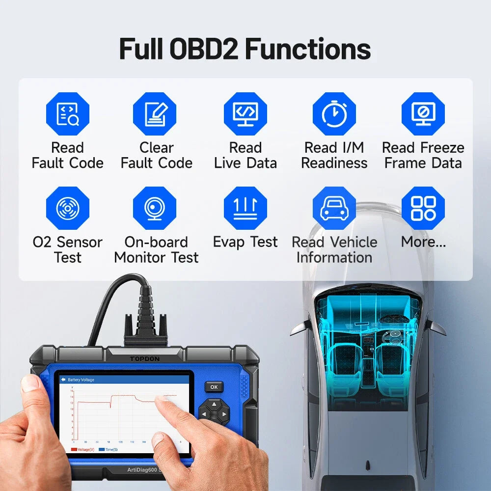 TOPDON  ABS SRS TPMS Engine Test Auto Repair Mechanical Tool