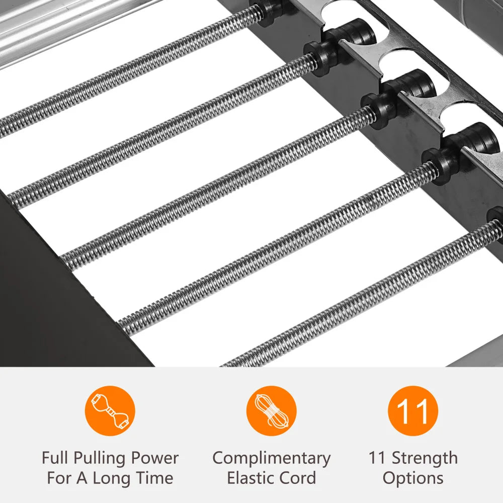 Pilates Reformer With Aerobic Rebounder For Strength Training At Home