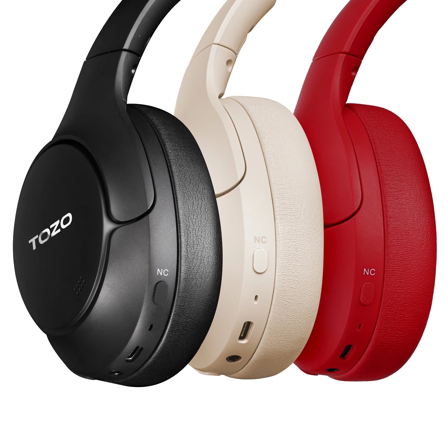 TOZO Refurbished Hi-Res Over Ear Headphones Hybrid ANC