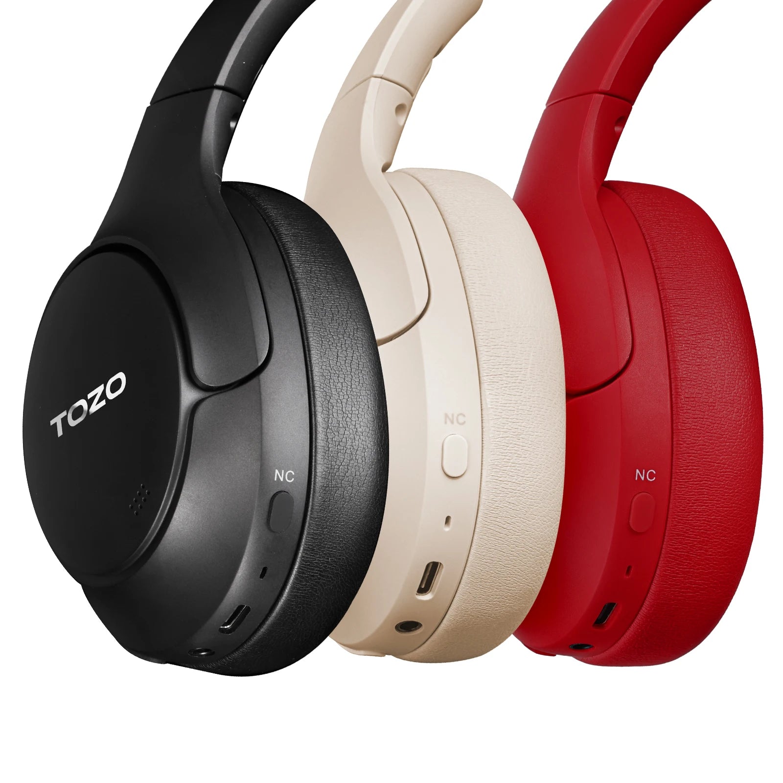 TOZO Refurbished Hi-Res Over Ear Headphones Hybrid ANC
