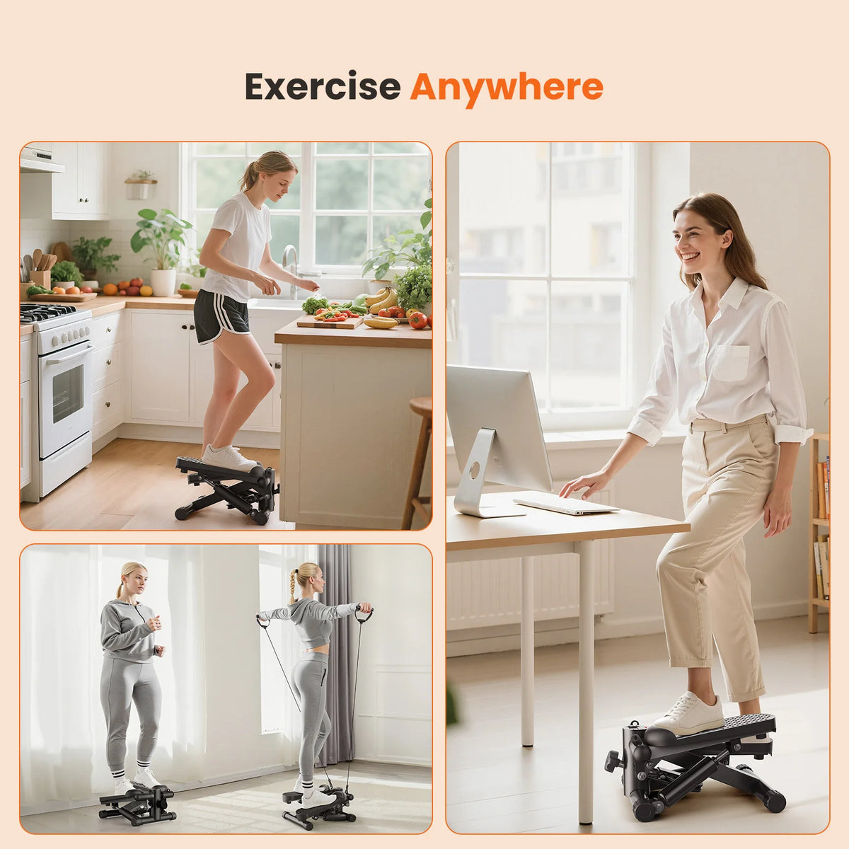 JHK Mini Home Stepper Machine