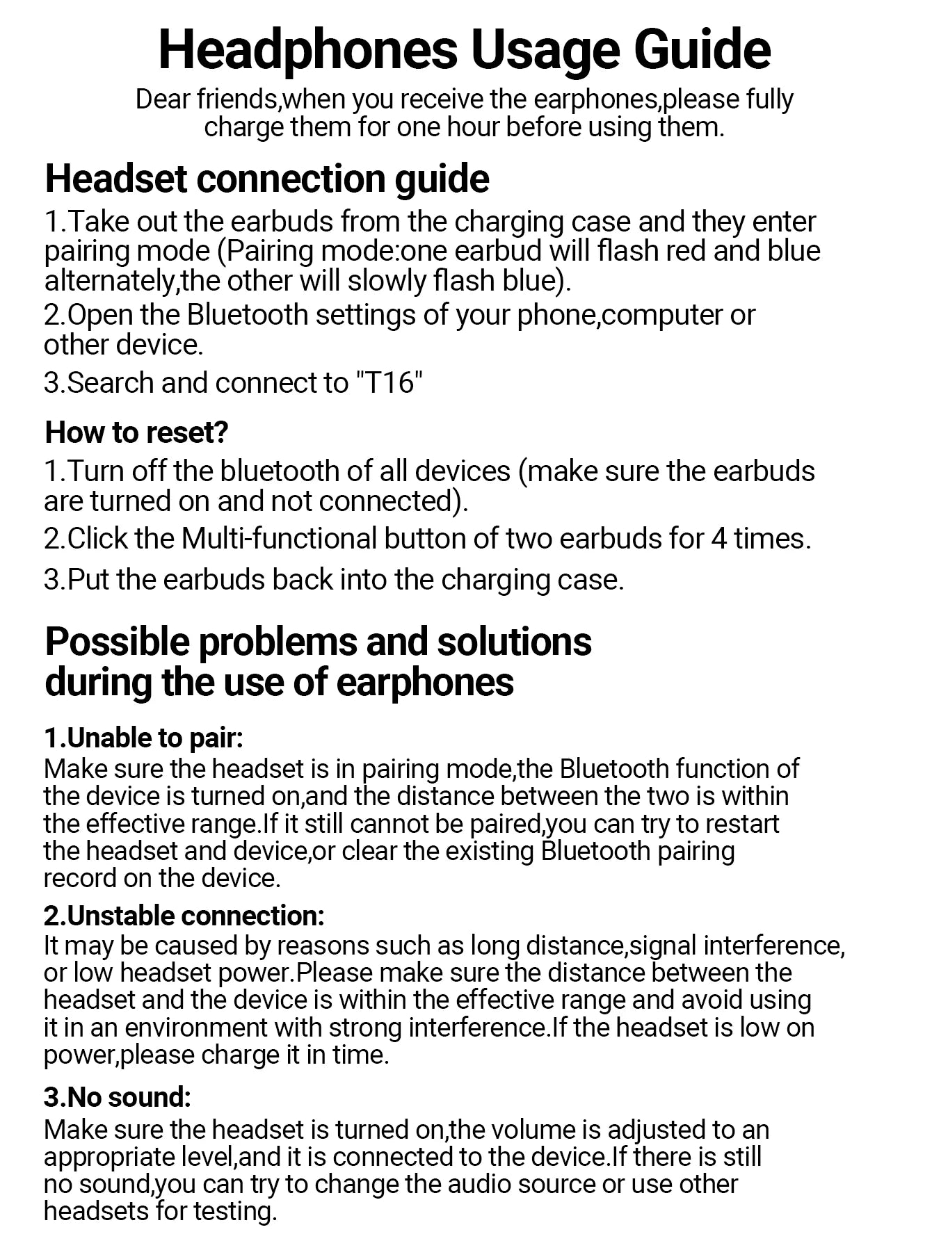 T16 Bluetooth 5.0 Ear-Hook Sports Earphones, IPX5 Waterproof ABS Earbuds, Wireless Charging Case, Dual LED Display, 48H Playtime Voice Control for Fitness Travel Commute