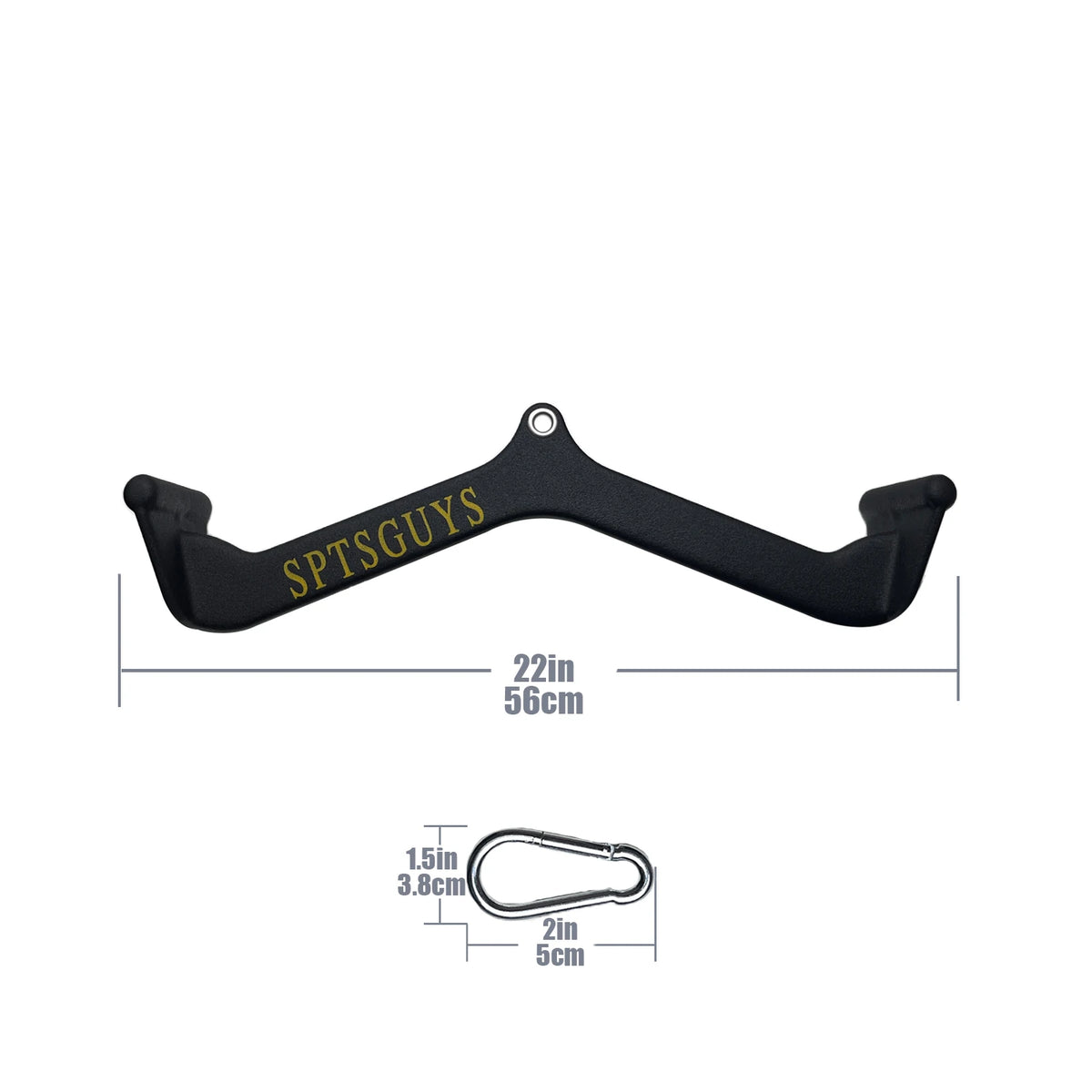 MARSAFIT Lat Pulldown Bar Attachment for Cable Machine Strength Training