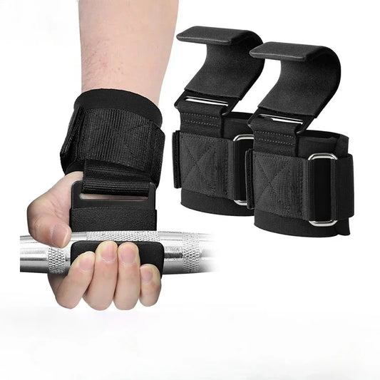 Weight Lifting Hooks Non-Slip Straps for Deadlift