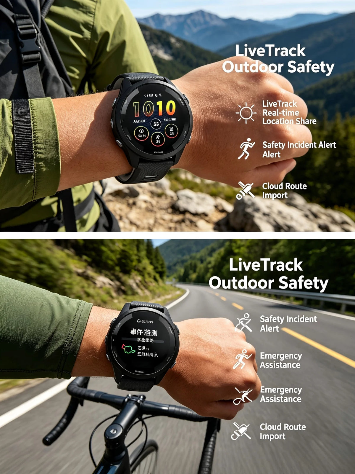 Garmin Forerunner 265 Outdoor GPS Smartwatch