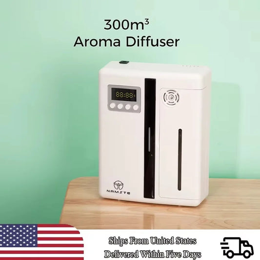 Namste 300m³ Bluetooth Aroma Diffuser - Flat Lay Wall Hanging Diffuser, Air Freshener, Air Purifier