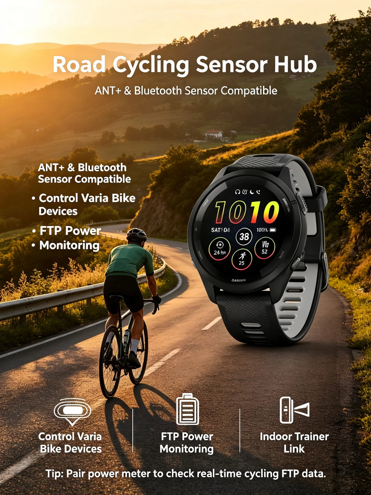 Garmin Forerunner 265 Outdoor GPS Smartwatch