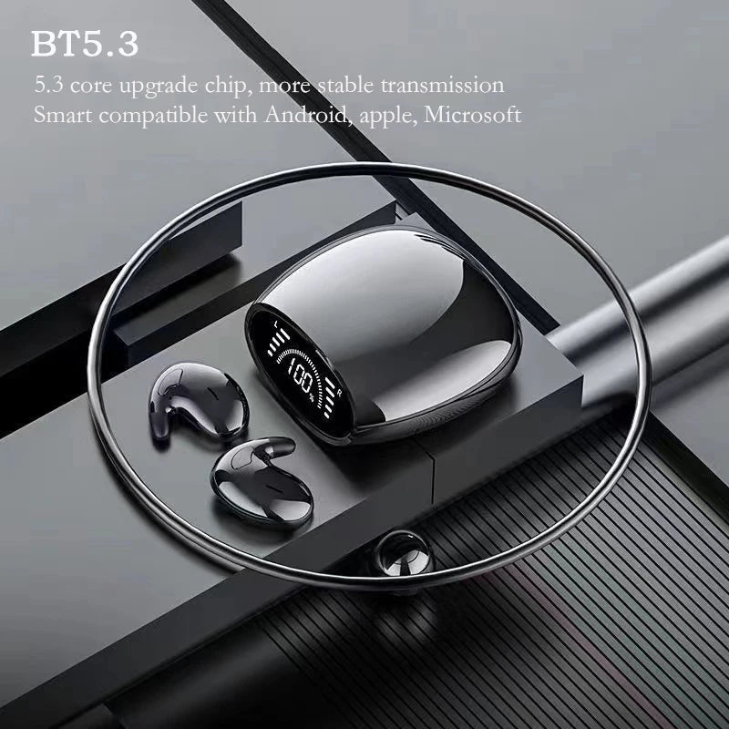 SHUKE Ultra Thin Sleep Headphones Bluetooth 5.3 Invisible Earbuds Waterproof