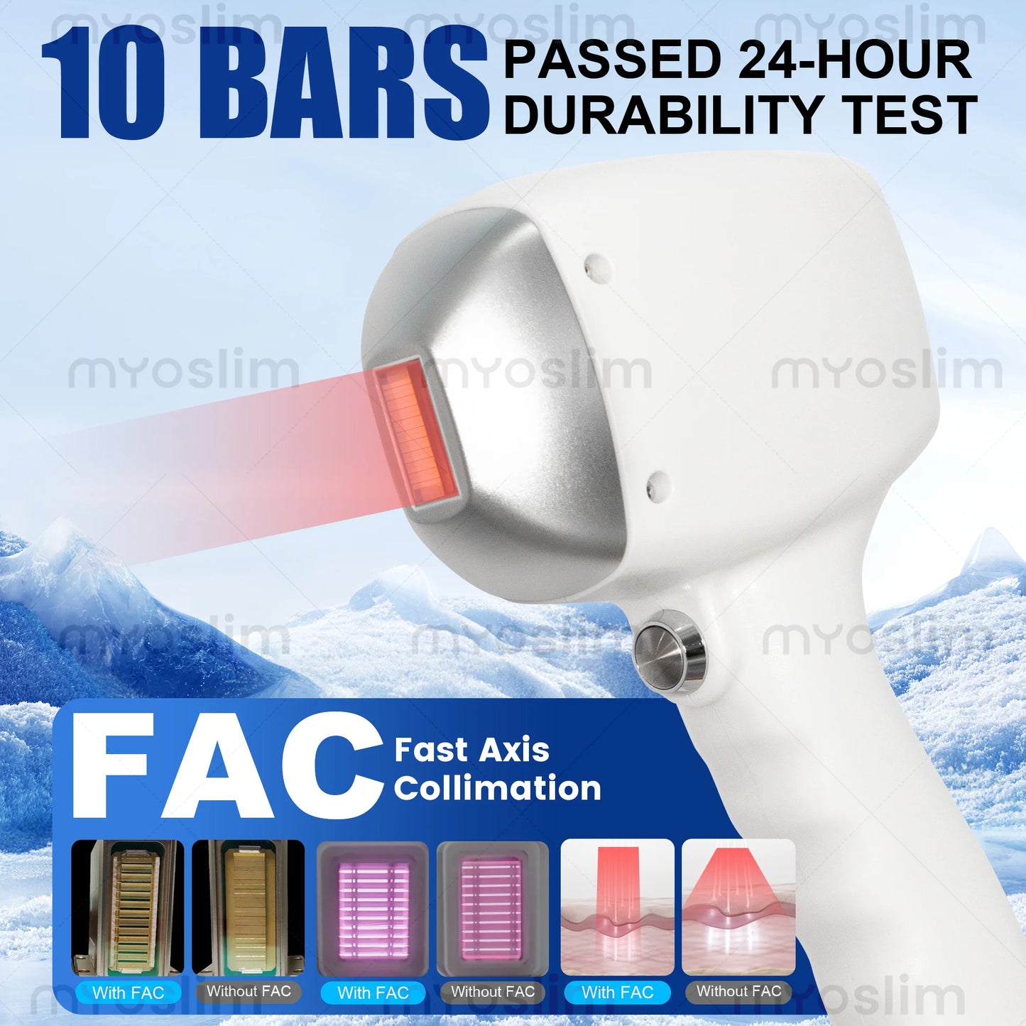 Diode Hair Removal 4 IN 1 5000W FAC 755 808 940 1064nm Soprano Painless Permanent Hair Removal CE Certified Beauty Device