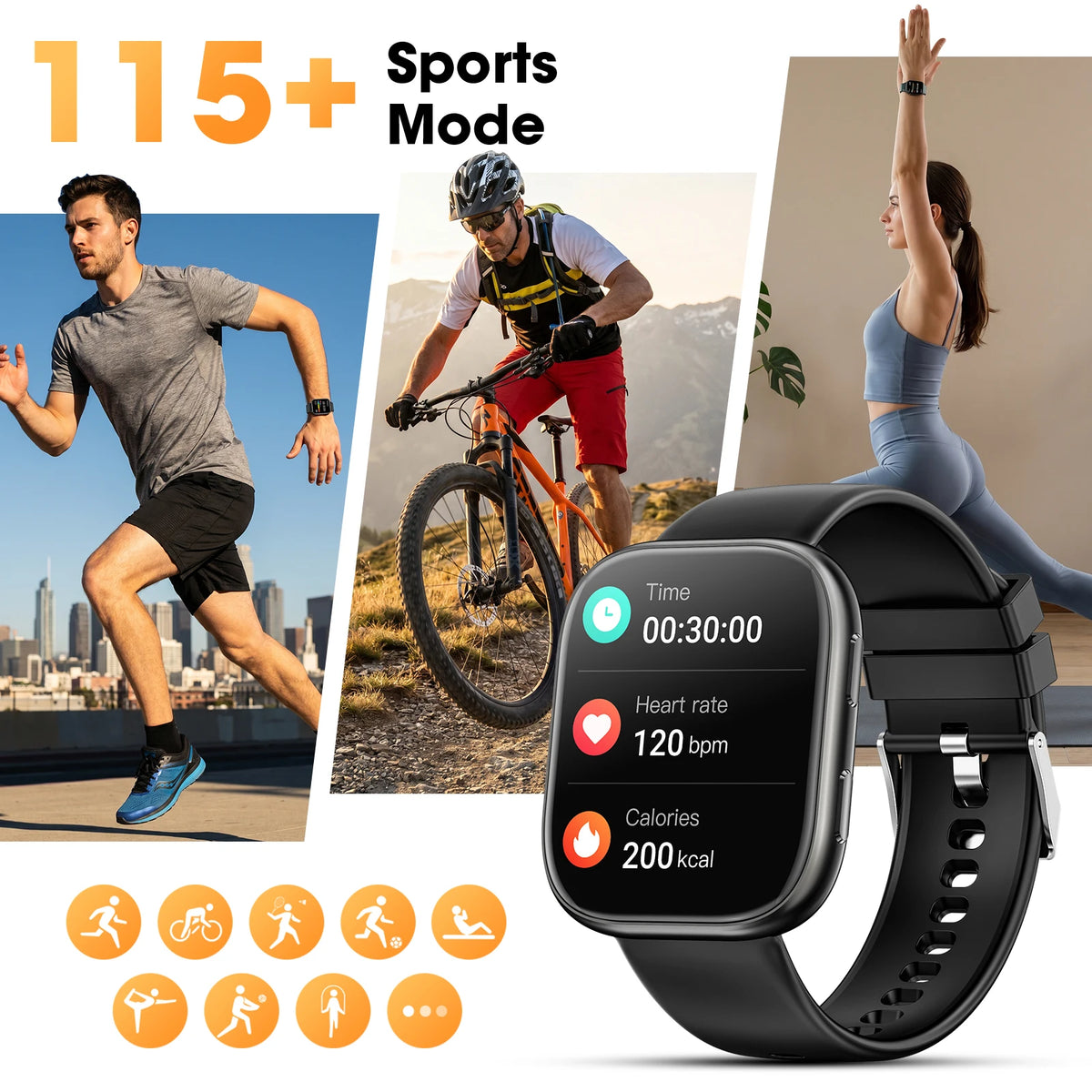 Bluetooth Calling Smart Watch With Fitness Tracking And IP67 Waterproofing