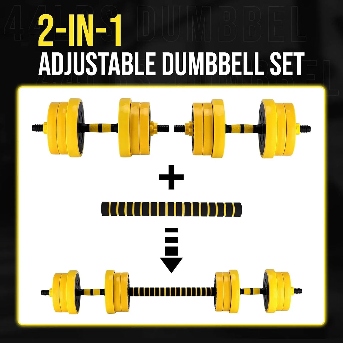 Adjustable Dumbbell Set for Strength Training and Home Workouts