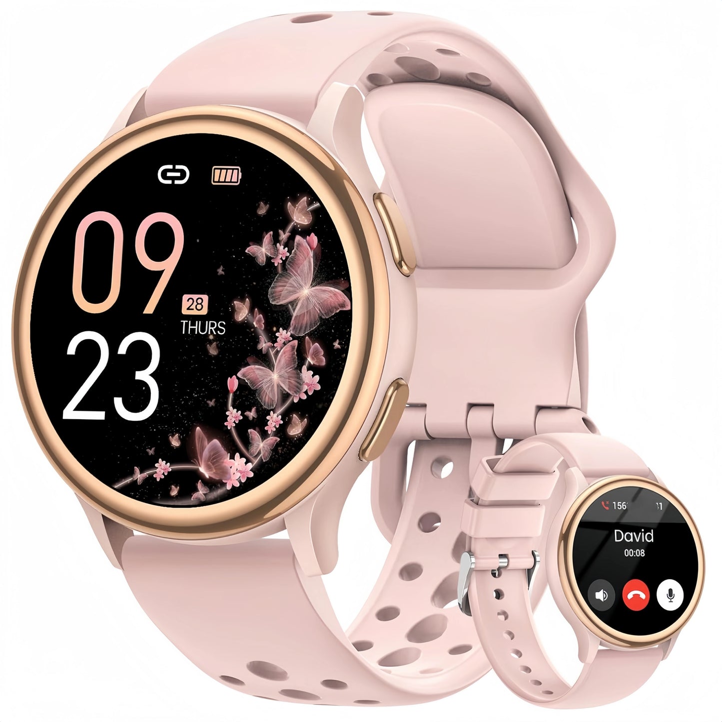 Bran Smart Watch Women Fitness Tracker With 400 Watch Faces iPhone And Android