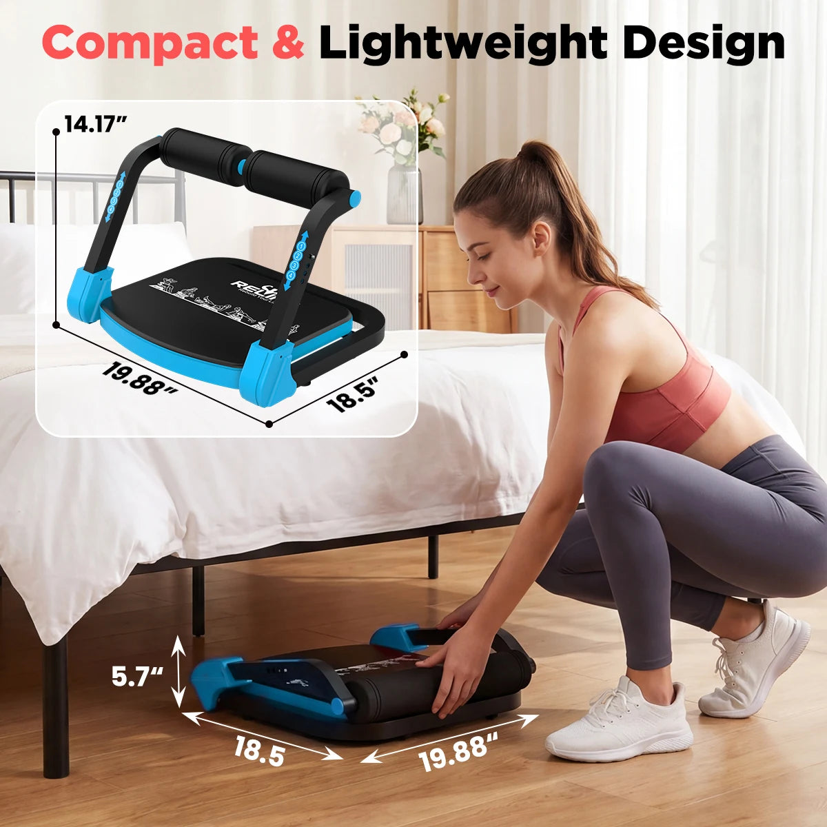 RELIFE Adjustable Core Training Machine for Sit Up Exercise Equipment