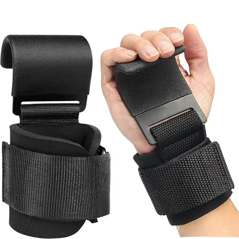 Weight Lifting Hooks Non-Slip Straps for Deadlift